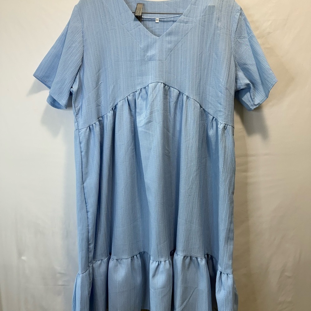 Baby doll dress Womens oversized Size XL flowy summer
